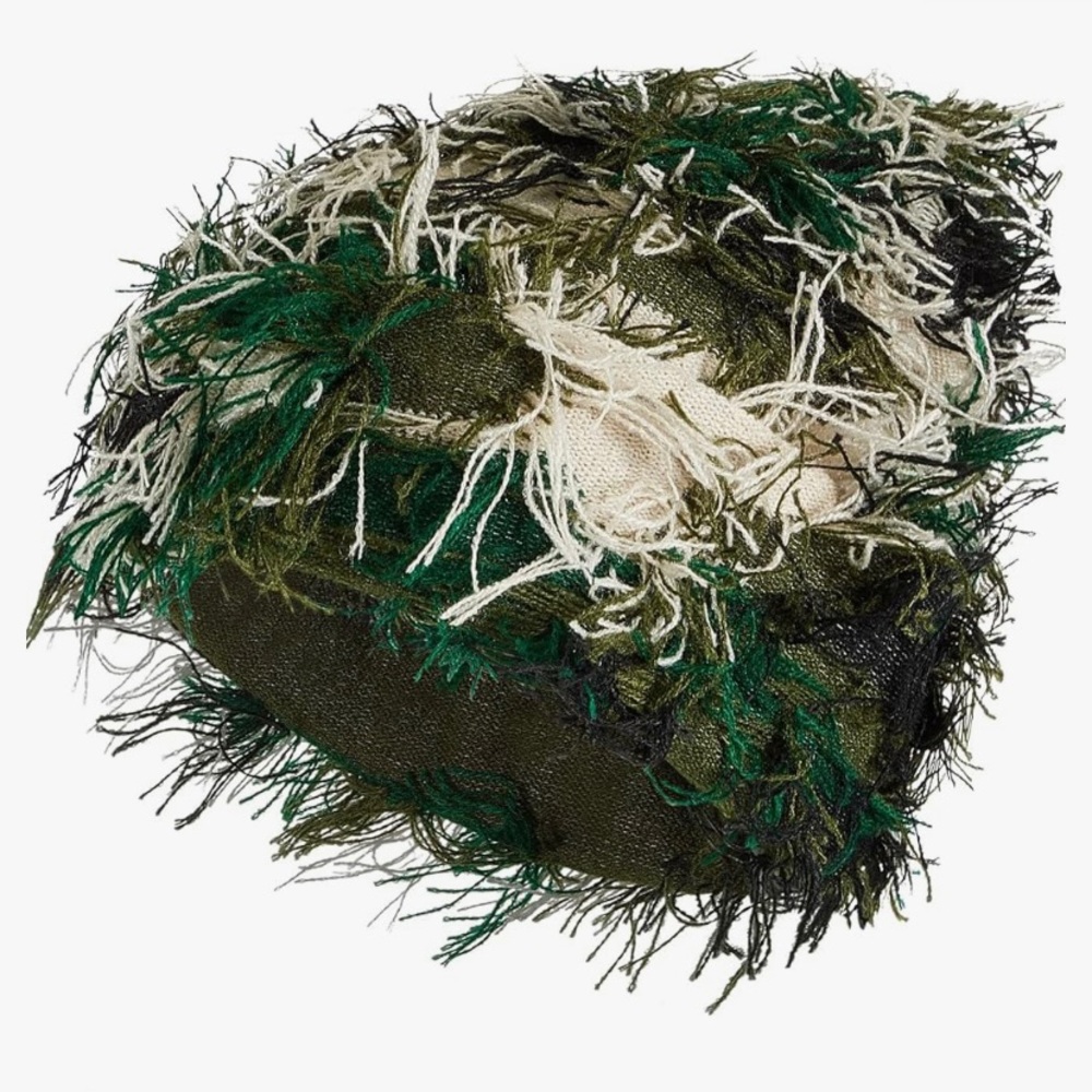 Camo Distressed Beanie
